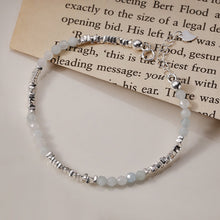 Load image into Gallery viewer, All-over 925 sterling silver crushed silver bracelet female cut face silver bead girlfriend bracelet 2022 new bracelet B6930
