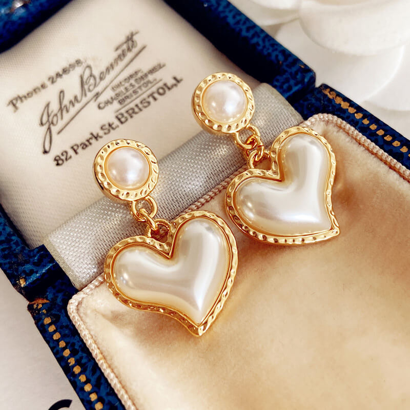 Love pearl exquisite Earrings Vintage Earrings