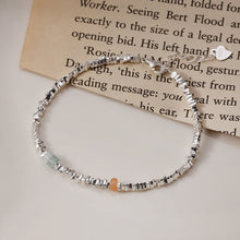 Load image into Gallery viewer, All-over 925 sterling silver crushed silver bracelet female cut face silver bead girlfriend bracelet 2022 new bracelet B6930
