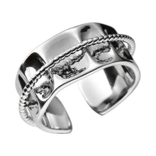Load image into Gallery viewer, 925 sterling silver ring women&#39;s crease original design ring 2022 new wide J177X
